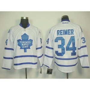 nhl jerseys toronto maple leafs #34 reimer full white