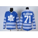 nhl jerseys toronto maple leafs #71 clarkson blue[2014 winter classic]