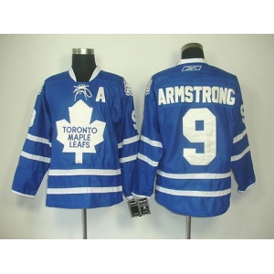 nhl jerseys toronto maple leafs #9 armstrong blue(A)