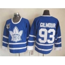 nhl jerseys toronto maple leafs #93 gilmour blue[75th]