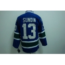 nhl toronto maple leafs #13 sundin blue