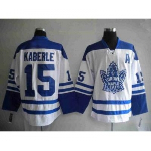 nhl toronto maple leafs #15 kaberle white