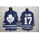 nhl toronto maple leafs #17 wendel clark blue ccm