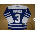 nhl toronto maple leafs #3 phaneuf blue[blue white]C