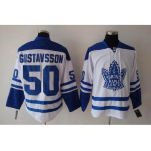 nhl toronto maple leafs #50 gustavsson white