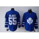 nhl toronto maple leafs #55 jason blake blue