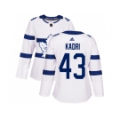 Women Adidas Toronto Maple Leafs #43 Nazem Kadri White Authentic 2018 Stadium Series Stitched NHL Jersey