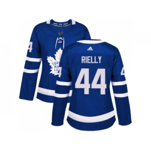 Women Adidas Toronto Maple Leafs #44 Morgan Rielly Blue Home Authentic Stitched NHL Jersey