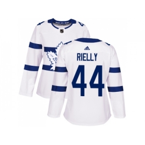 Women Adidas Toronto Maple Leafs #44 Morgan Rielly White Authentic 2018 Stadium Series Stitched NHL Jersey