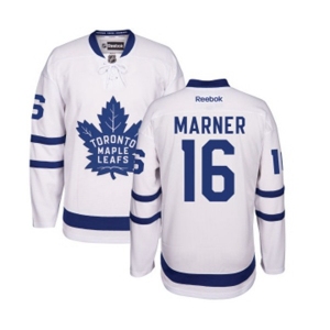 Women Reebok Toronto Maple Leafs #16 Mitchell Marner Authentic White Away NHL Jersey