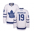 Women Reebok Toronto Maple Leafs #19 Bruce Boudreau Authentic White Away NHL Jersey