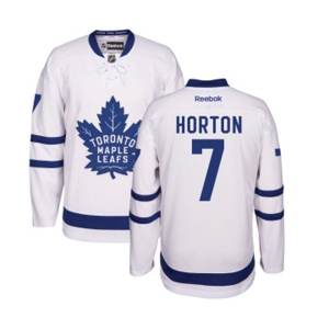 Women Reebok Toronto Maple Leafs #7 Tim Horton Authentic White Away NHL Jersey