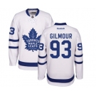 Women Reebok Toronto Maple Leafs #93 Doug Gilmour Authentic White Away NHL Jersey