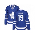 Women's Reebok Toronto Maple Leafs #19 Joffrey Lupul Authentic Royal Blue Home NHL Jerseys