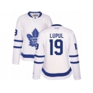 Women's Reebok Toronto Maple Leafs #19 Joffrey Lupul Authentic White Away NHL Jerseys