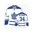 Women's Reebok Toronto Maple Leafs #34 Auston Matthews Authentic White Third NHL Jersey