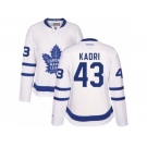 Women's Reebok Toronto Maple Leafs #43 Nazem Kadri Authentic White Away NHL Jerseys