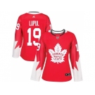 Women's Toronto Maple Leafs #19 Joffrey Lupul Red Alternate Stitched NHL Jersey