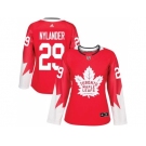 Women's Toronto Maple Leafs #29 William Nylander Red Alternate Stitched NHL Jersey