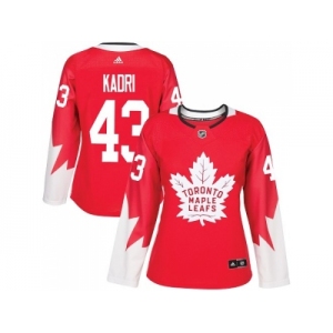 Women's Toronto Maple Leafs #43 Nazem Kadri Red Alternate Stitched NHL Jersey
