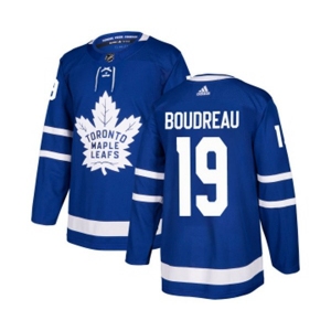 Youth Adidas Toronto Maple Leafs #19 Bruce Boudreau Authentic Royal Blue Home NHL Jersey