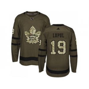 Youth Adidas Toronto Maple Leafs #19 Joffrey Lupul Green Salute to Service Stitched NHL Jersey
