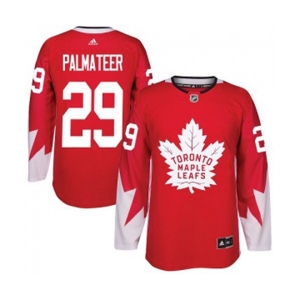 Youth Adidas Toronto Maple Leafs #29 Mike Palmateer Authentic Red Alternate NHL Jersey