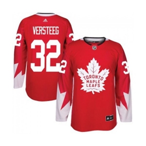 Youth Adidas Toronto Maple Leafs #32 Kris Versteeg Authentic Red Alternate NHL Jersey