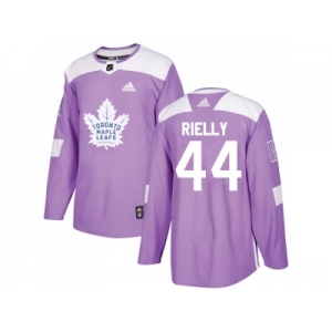 Youth Adidas Toronto Maple Leafs #44 Morgan Rielly Purple Authentic Fights Cancer Stitched NHL Jersey