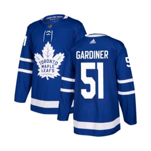 Youth Adidas Toronto Maple Leafs #51 Jake Gardiner Authentic Royal Blue Home NHL Jersey