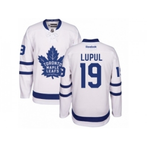 Youth Reebok Toronto Maple Leafs #19 Joffrey Lupul Authentic White Away NHL Jerseys