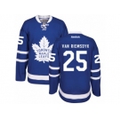 Youth Reebok Toronto Maple Leafs #25 James Van Riemsdyk Authentic Royal Blue Home NHL Jersey