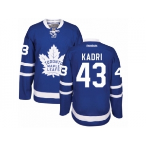 Youth Reebok Toronto Maple Leafs #43 Nazem Kadri Authentic Royal Blue Home NHL Jerseys