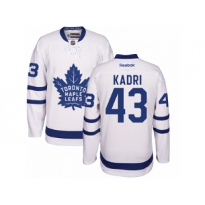 Youth Reebok Toronto Maple Leafs #43 Nazem Kadri Authentic White Away NHL Jerseys