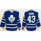 Youth Toronto Maple Leafs #43 Nazem Kadri Blue Home Stitched NHL Jersey