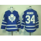 Youth nhl jerseys toronto maple leafs #34 reimer blue