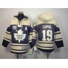 youth nhl jerseys toronto maple leafs #19 lupul blue-cream[pullover hooded sweatshirt][patch A]