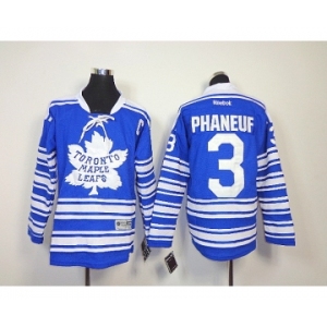 youth nhl jerseys toronto maple leafs #3 phaneuf blue[2014 winter classic patch C]