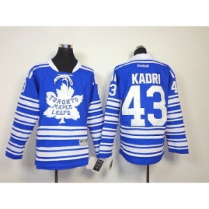 youth nhl jerseys toronto maple leafs #43 kadri blue[2014 winter classic]