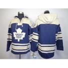 nhl jerseys toronto maple leafs blank blue-cream[pullover hooded sweatshirt]