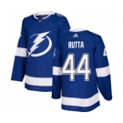 Men's Lightning #44 Jan Rutta Blue Home Authentic Stitched Hockey Jersey