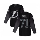 Men's Lightning #71 Anthony Cirelli Black Alternate Authentic Stitched Hockey Jersey