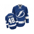 Men's Reebok Tampa Bay Lightning #48 Brett Howden Authentic Royal Blue Home NHL Jersey