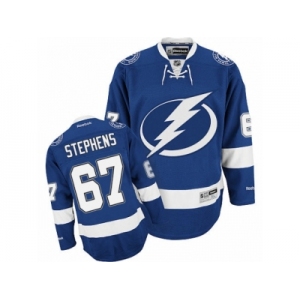 Men's Reebok Tampa Bay Lightning #67 Mitchell Stephens Authentic Royal Blue Home NHL Jersey