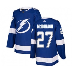 Men's Tampa Bay Lightning #27 Ryan McDonagh Blue Home Stitched Hockey Jersey