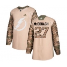 Men's Tampa Bay Lightning #27 Ryan McDonagh Camo 2017 Veterans Day Stitched Hockey Jersey