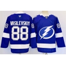 Men's Tampa Bay Lightning #88 Andrei Vasilevskiy 2024-25 Blue Stitched Jersey