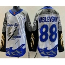 Men's Tampa Bay Lightning #88 Andrei Vasilevskiy White 2022 Reverse Retro Authentic Jersey