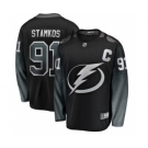 Men's Tampa Bay Lightning #91 Steven Stamkos Black Alternate Hockey Jersey