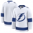 Men's Tampa Bay Lightning Blank White 2024-25 Away Stitched Hockey Jersey